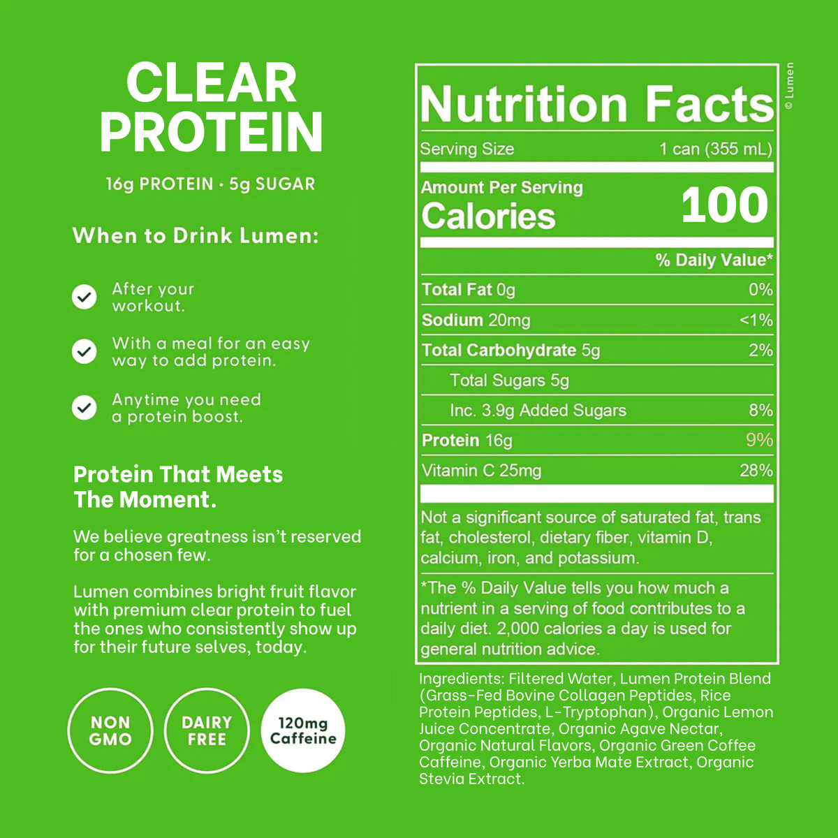 Yerba Mate Energy Clear Protein
